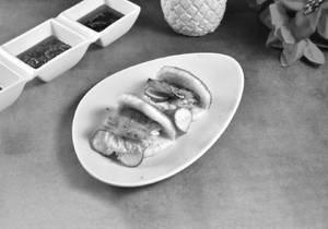 Grilled Eggplant Open Faced Bao With Yakitori Sauce