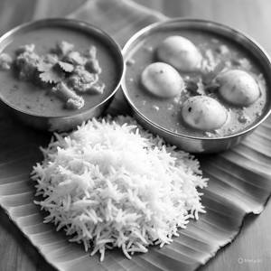Meal With Egg Curry