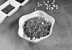 Jain White Truffle And Butterfly Blue Pea Jasmine Fried Rice