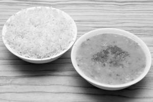 Dal Fry and rice