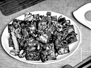 Chilli paneer dry