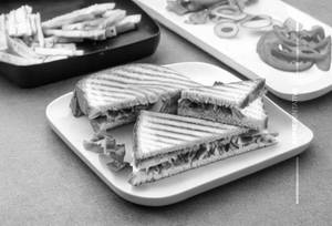 Spicy Paneer Cheese Grilled Sandwich