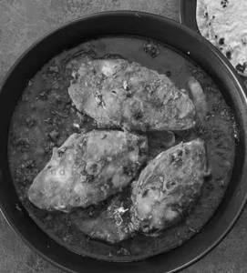 Red thai curry fish