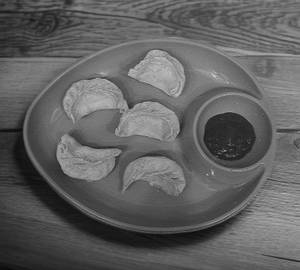 Corn and cheese  streamed momo [5 pieces]