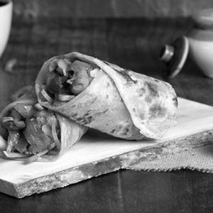 Chicken tikka roll [in rumali roti]                                                                       