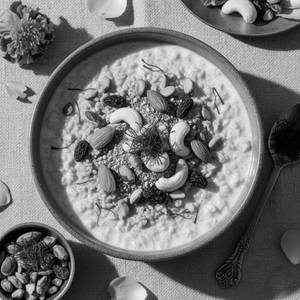 Saffron & Dry Fruit Royal Oats Bowl
