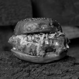 Spicy Butter-milk Fried Chicken Burger  With Cheese