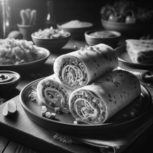Veg Lachha Roll
