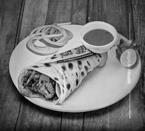Egg chicken kaathi roll
