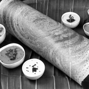 Jain cheese chilli dosa