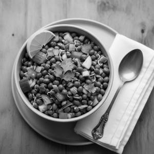Brown Chana  Sprout Salad (high Protein, Vegan, Gluten-free)
