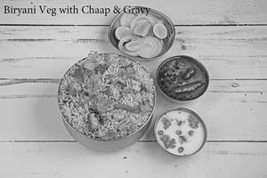 Biryani Veg With Champ & Gravy