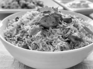 Chicken biryani                                             