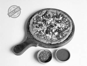 Mushroom And Spinach Pizza