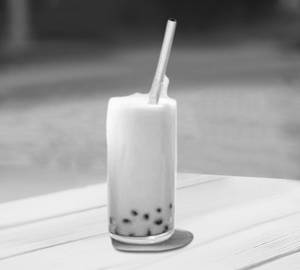 Mango boba shake