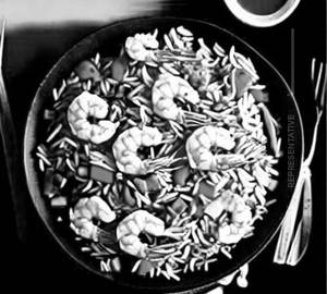 Prawns fried rice