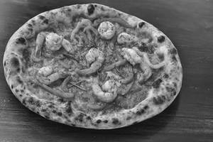 Prawn Diavola Hand Stretched Pizza (Spicy Hot) ★ Signature