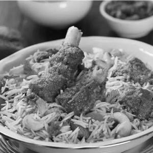 Mutton biryani                                                     