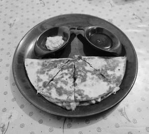Paneer and Corn Quesadilla