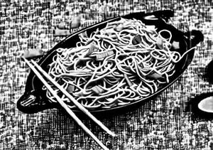 Hakka noodles chicken