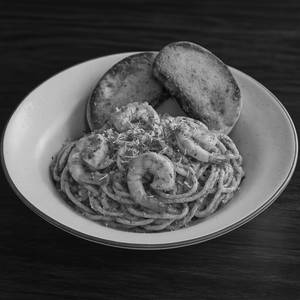 Grilled Prawns Alla Genovese (Pesto) Pasta  ★ Signature Dish