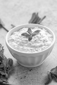 Cucumber raita