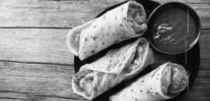 Egg Malai Chicken Roll [Double]
