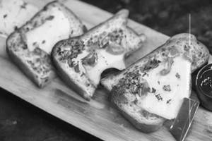 Open italian cheese toast