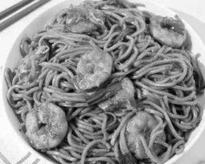 Prawn Schezwan Hakka Noodles (serves 1-2)