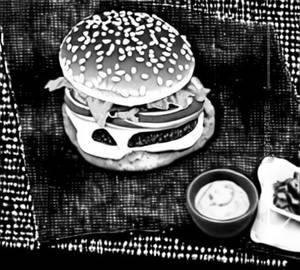 Double Tikki Cheese Burger