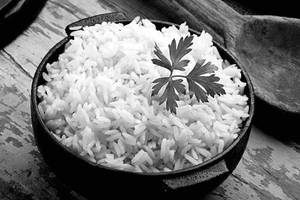 Plain rice