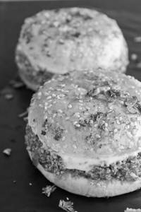 Butter paneer burger