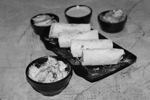 Malai Chicken Tikka Roll
