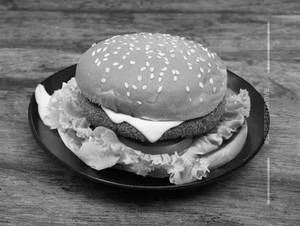 Cream paneer burger