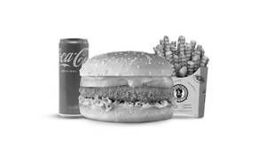 Chicken Nikku Singh Burger Combo.