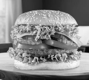 Veg patty burger