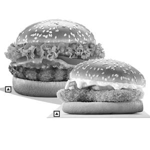 Flame-Grilled Mutton Whopper Deluxe(Reg. Size Bun) +Crispy Chicken Burger.