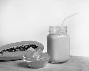Pappaya Milk Shake