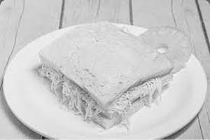 Veg. Pineapple Cheese Sandwich