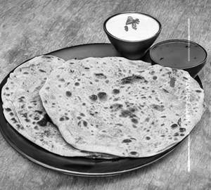 Methi paratha.