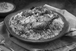 Chicken Leg Biryani With Raita(Full)