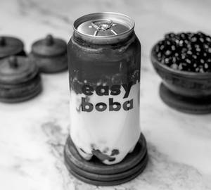 Black Charcoal With Tapioca Pearls