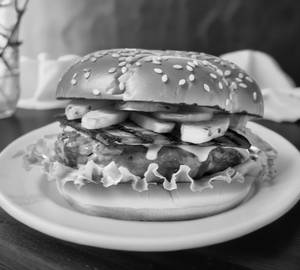 Chicken tikka burger