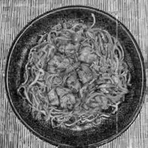 Tandoori in Schezwan Noodles [Fish]