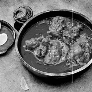 Chicken Green Handi