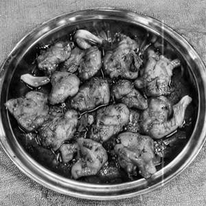 Chicken garlic dry