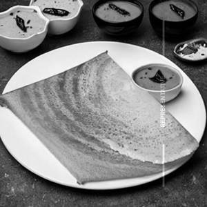 Onion Rava Sada Dosa 
