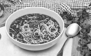 Veg noodles soup