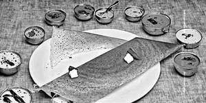 Paneer sada dosa