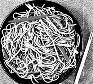 Hakka Noodles [Fish]